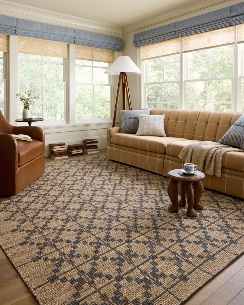 Judy JUD-05 Natural Graphite Area Rug - Chris Loves Julia x Loloi
