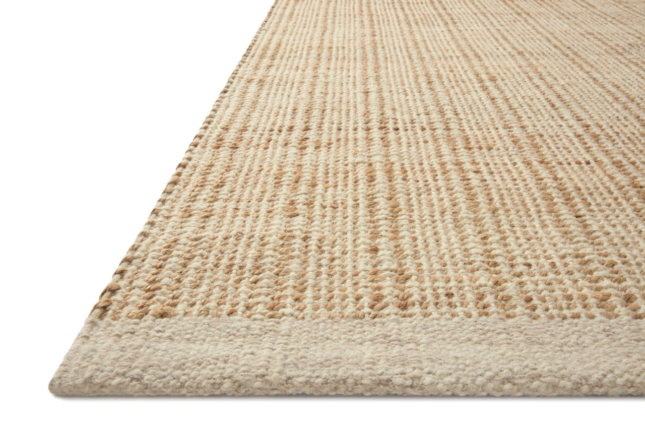 Cornwall CRN-01 Ivory Natural Area Rug - Jean Stoffer x Loloi Corner