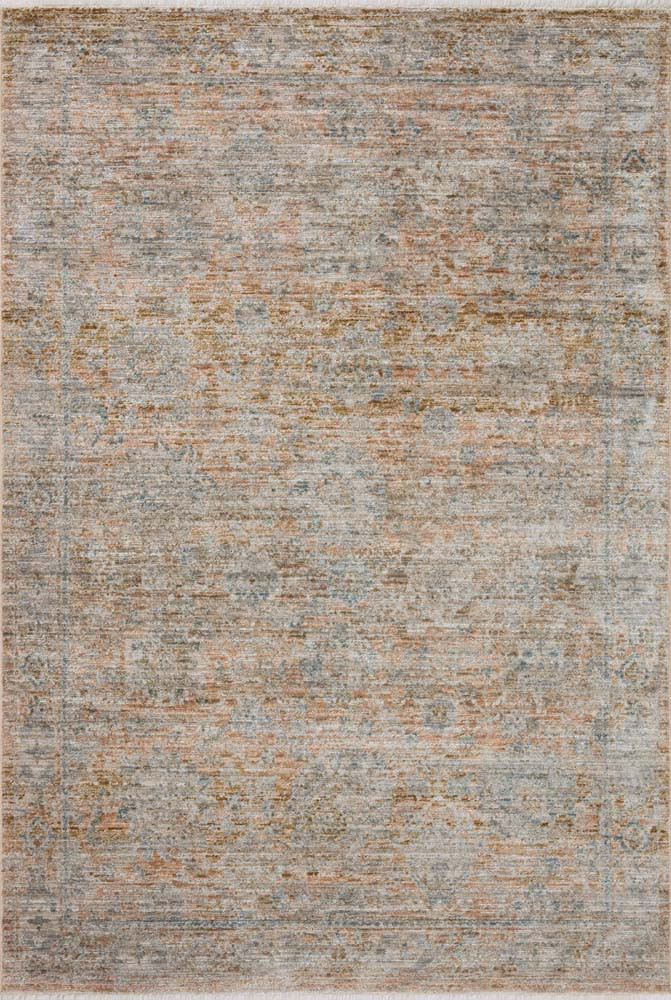 Katherine KES-02 Terracotta Smoke Area Rug - Jean Stoffer x Loloi