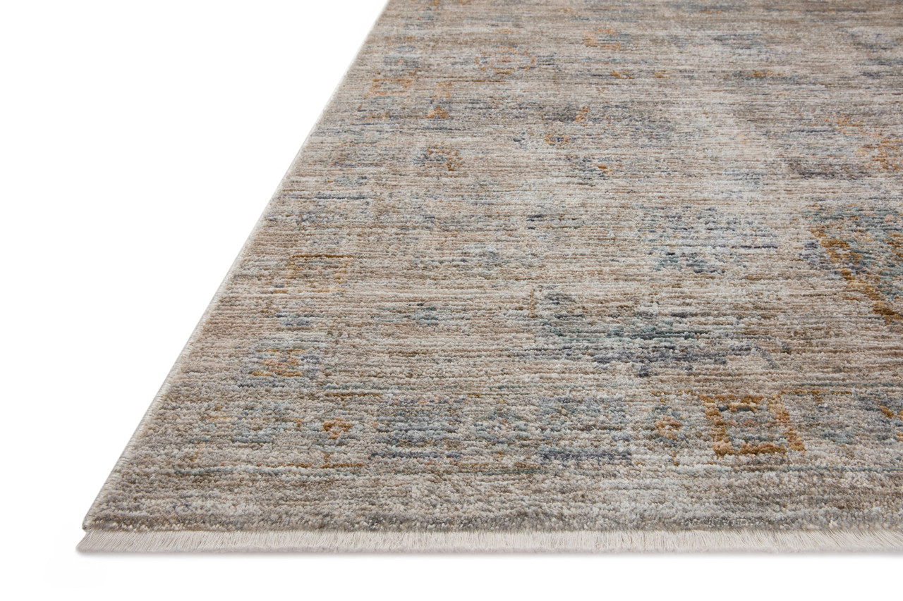 Katherine KES-04 Pebble Ocean Area Rug - Jean Stoffer x Loloi Corner