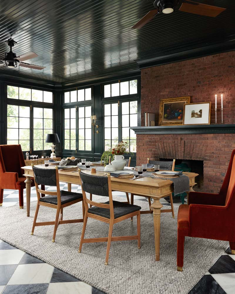 Hendrick HEN-01 Grey Area Rug - Jean Stoffer x Loloi Room Scene