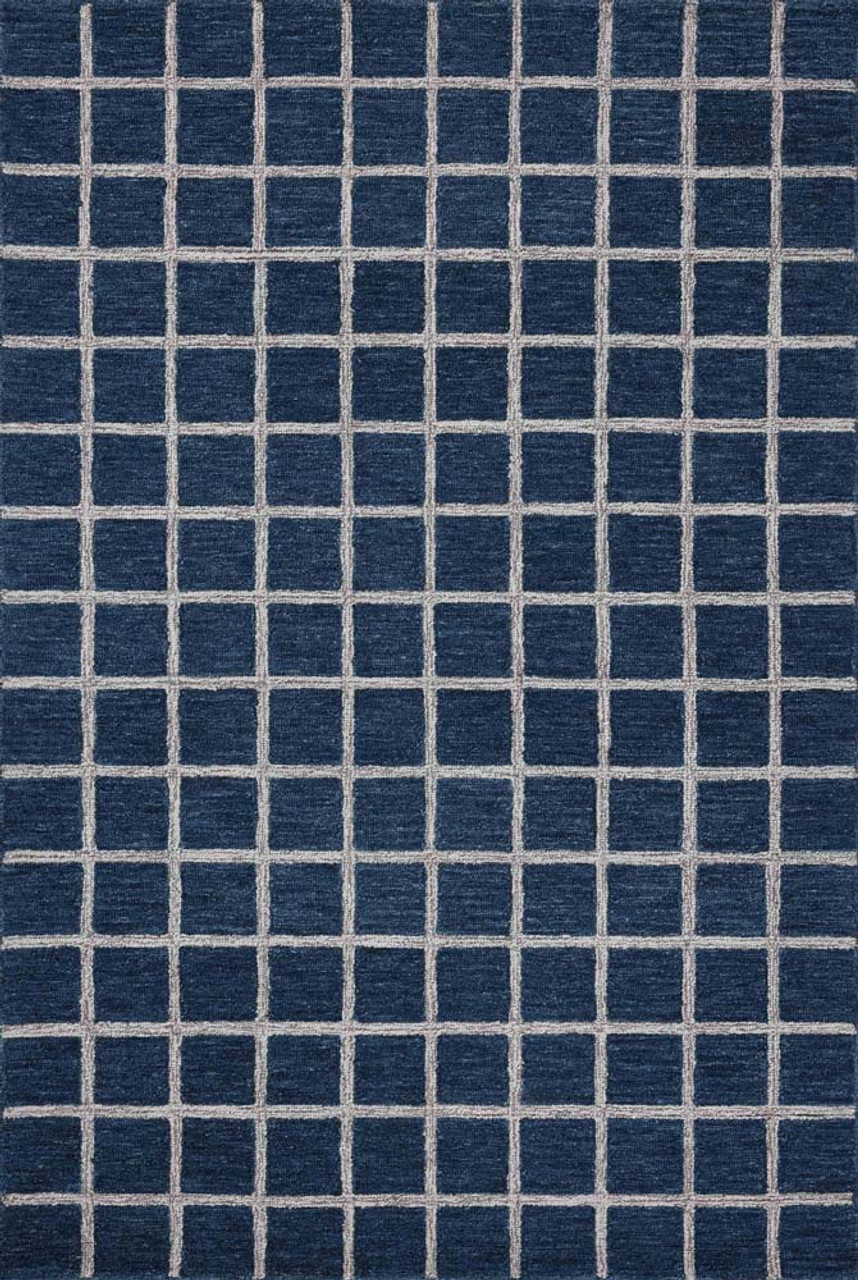 Polly POL-05 Navy Silver Area Rug - Chris Loves Julia x Loloi Polly POL-05 Navy Silver Area Rug - Chris Loves Julia x Loloi