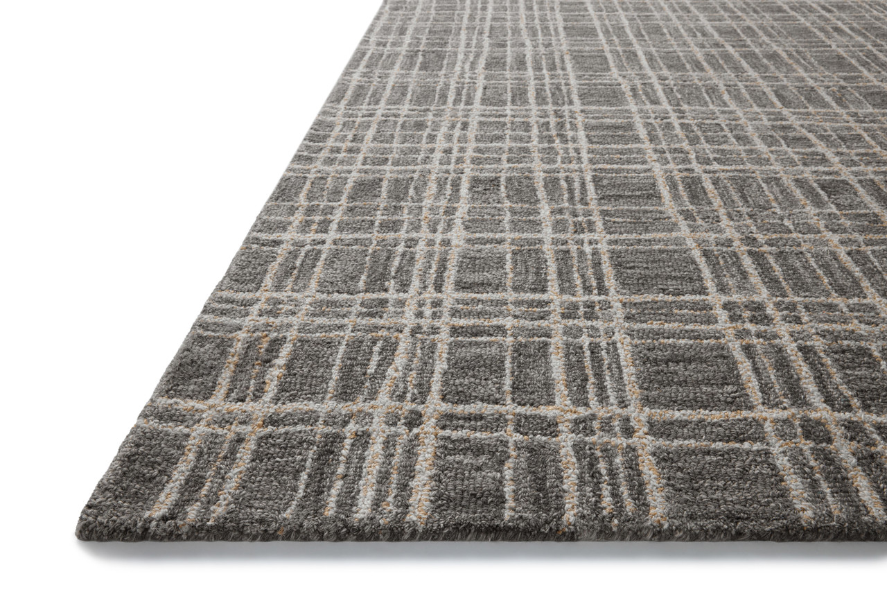 Polly POL-11 Graphite Pebble Area Rug - Chris Loves Julia x Loloi Corner Polly POL-11 Graphite Pebble Area Rug - Chris Loves Julia x Loloi Corner