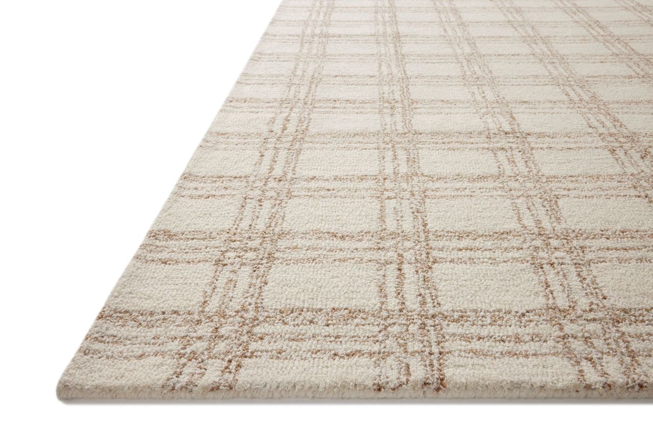 Polly POL-12 Cream Sand Area Rug - Chris Loves Julia x Loloi Corner Polly POL-12 Cream Sand Area Rug - Chris Loves Julia x Loloi Corner