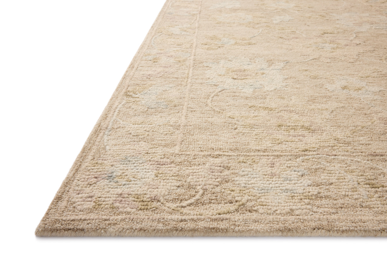 Loloi Cynthia CYN-01 Oatmeal Multi Area Rug Corner