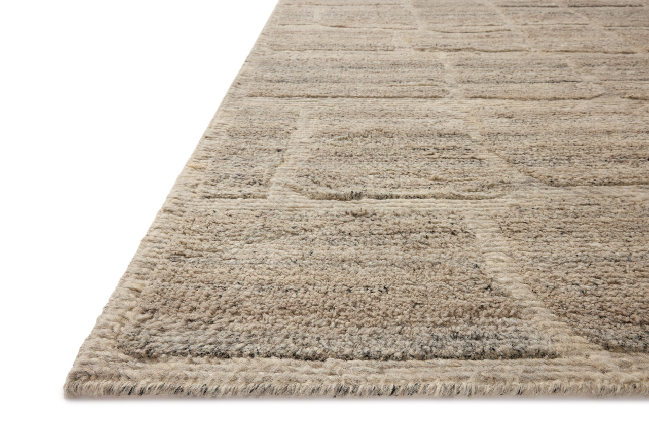 Loloi Hughes HUS-01 Dove Area Rug Corner Loloi Hughes HUS-01 Dove Area Rug Corner