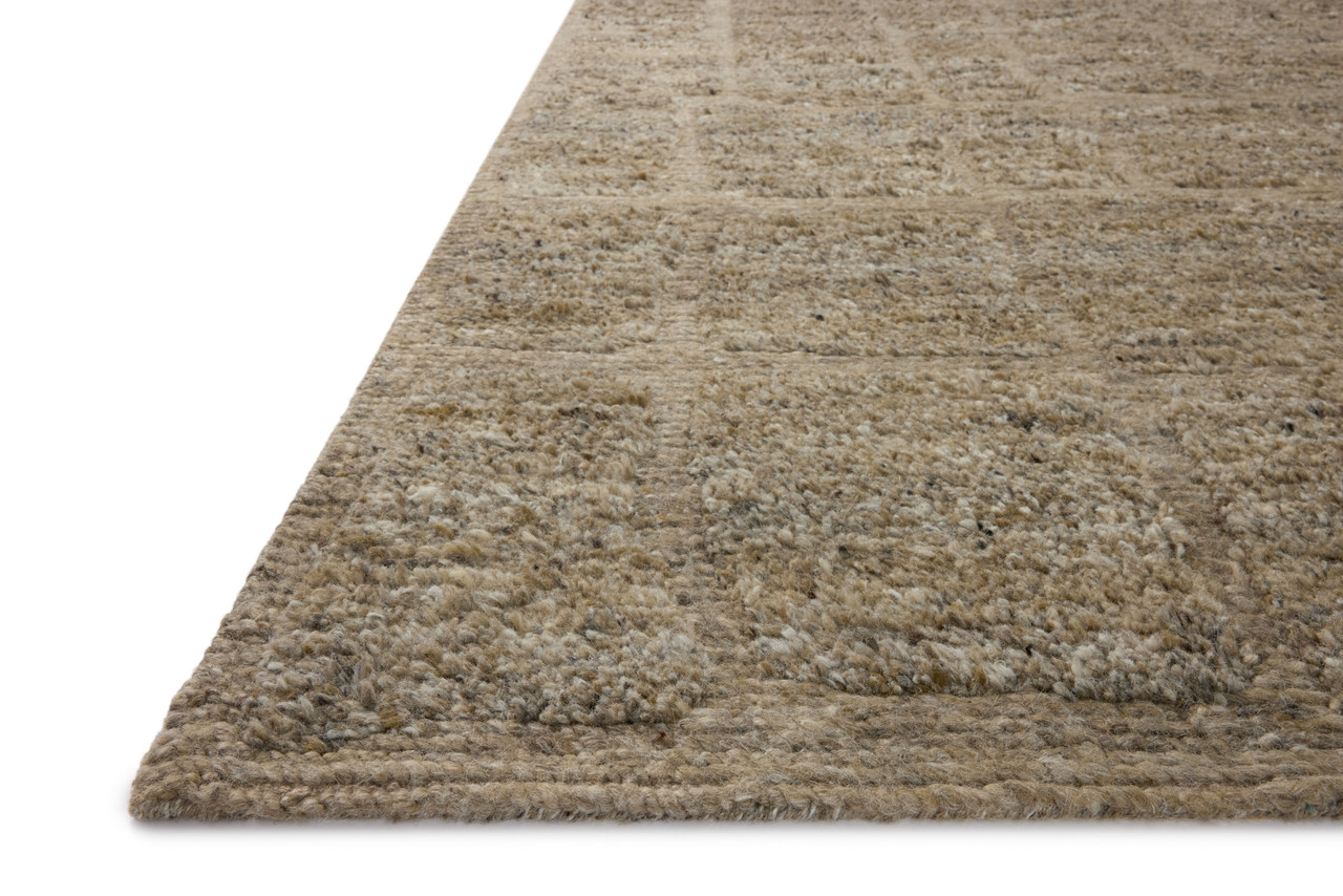 Loloi Hughes HUS-01 Olive Area Rug Corner Loloi Hughes HUS-01 Olive Area Rug Corner
