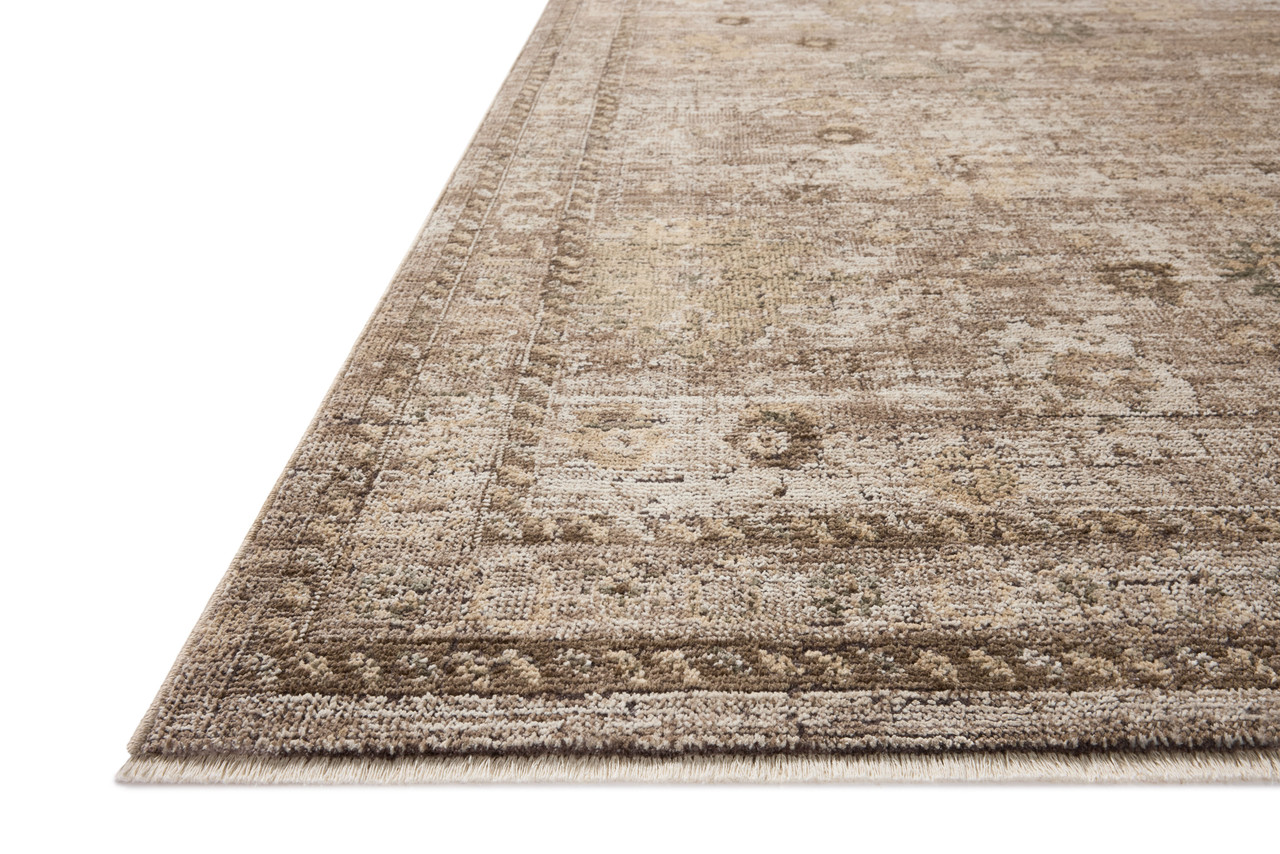 Loloi Priscilla PRL-05 Sand Earth Area Rug Corner