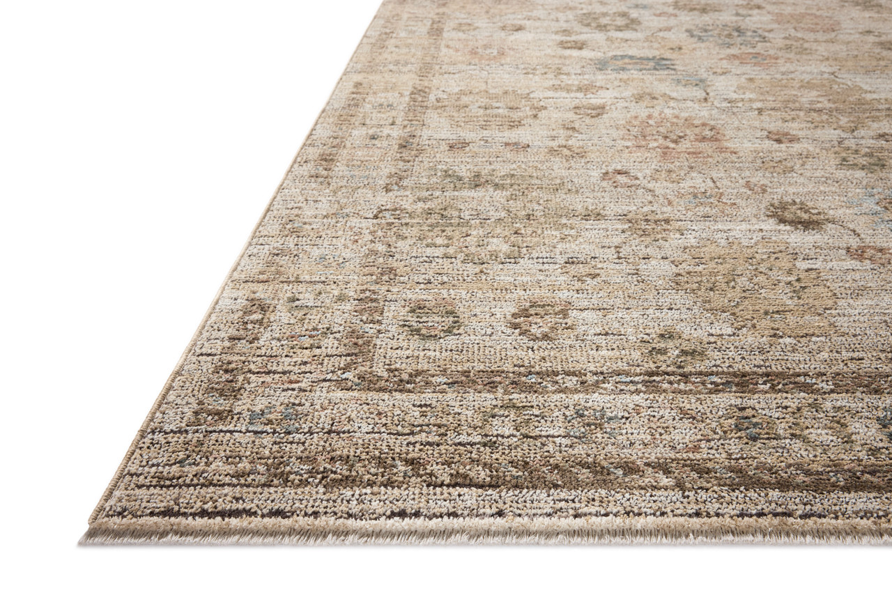 Loloi Priscilla PRL-06 Ivory Multi Area Rug Corner