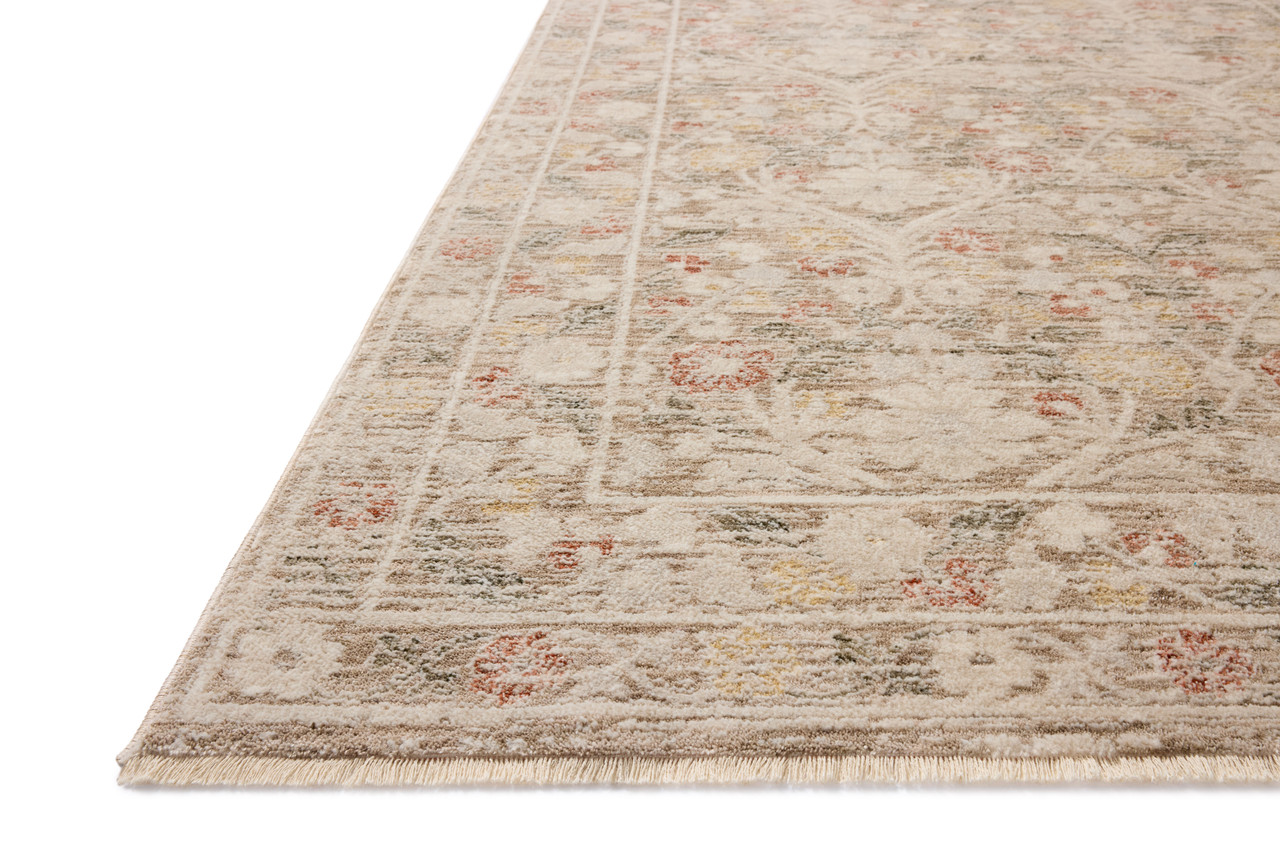 Loloi II Clarisse CLS-01 Grey Multi Area Rug Corner
