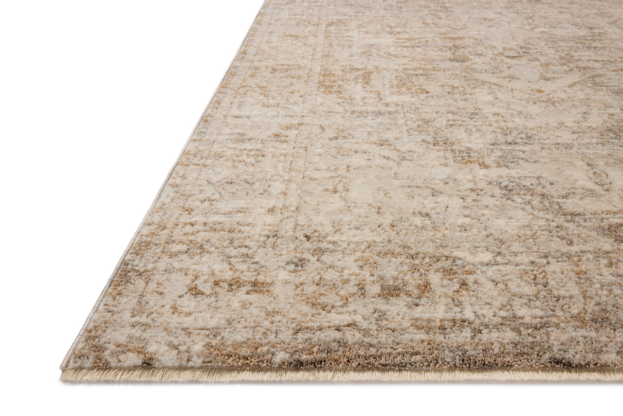 Loloi II Clarisse CLS-02 Smoke Natural Area Rug Corner