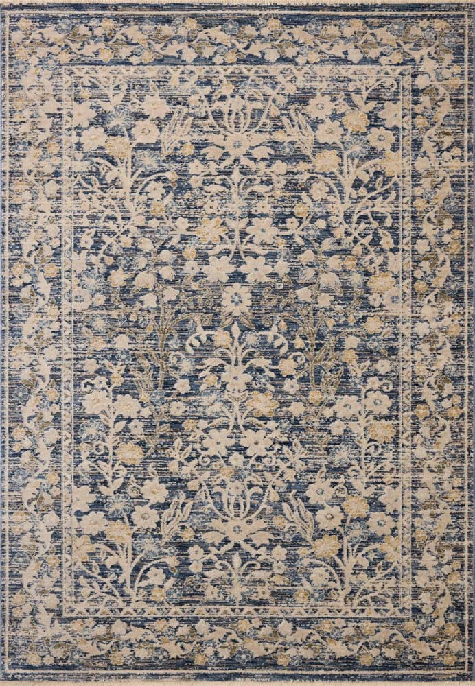 Loloi II Clarisse CLS-05 Blue Beige Area Rug | Carpertmart.com