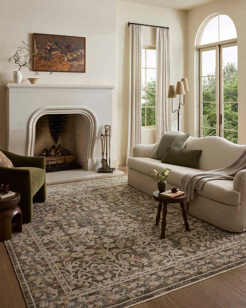 Loloi II Clarisse CLS-05 Olive Multi Area Rug Room Scene