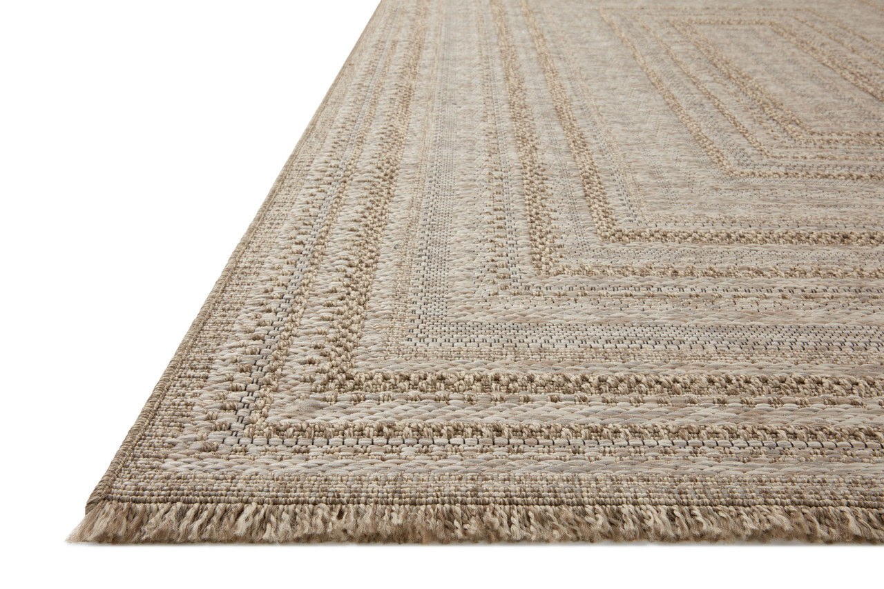 Loloi II Dawn DAW-01 Natural Area Rug Corner