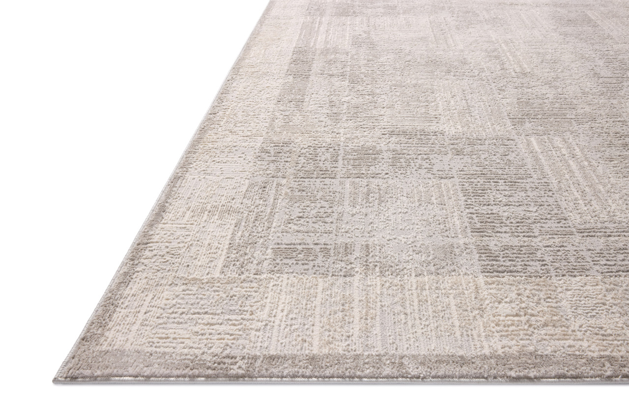 Loloi II Hollis HOL-04 Smoke Mist Area Rug Corner