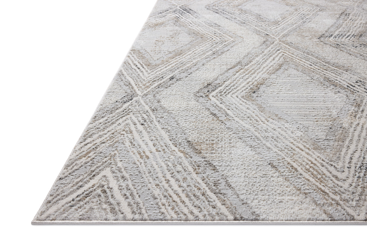 Loloi II Hollis HOL-05 Mist Natural Area Rug Corner