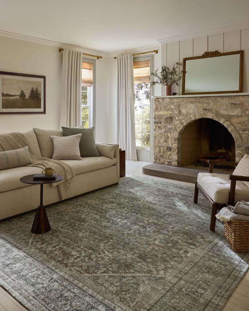 Wimberly WYM-02 Tobacco Rust Area Rug - Magnolia Home by Joanna