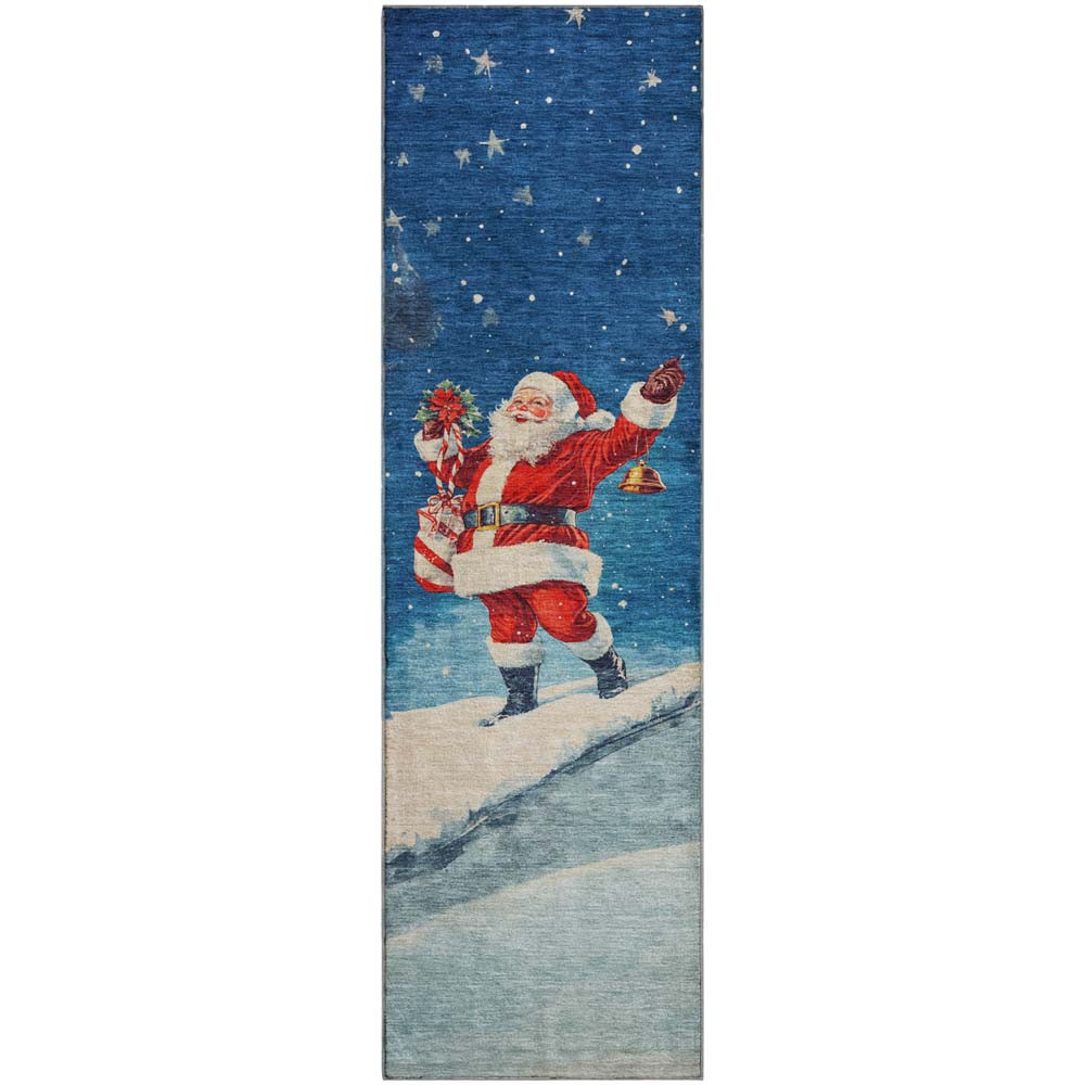 Dalyn Merry & Bright MY15 Blue Area Runner Rug