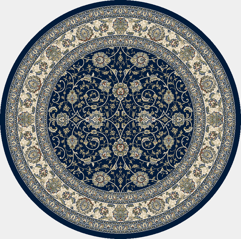 Dynamic Rugs Ancient Garden 571203464 Navy Area Rug CarpetMart