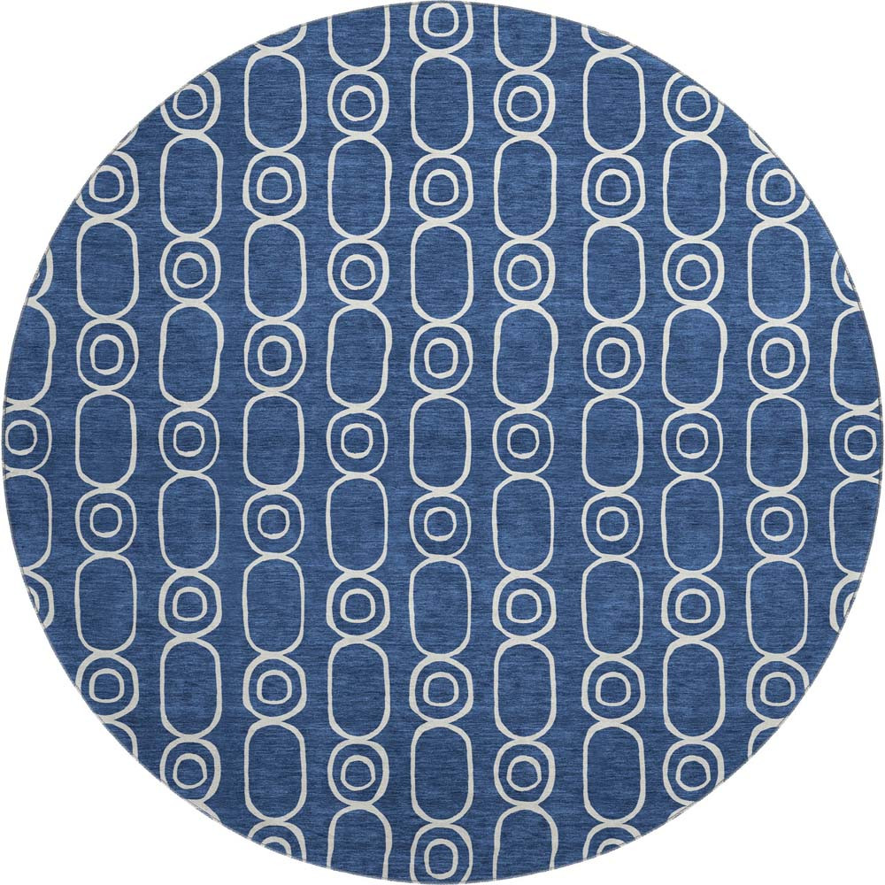 Dalyn The Reserve TR6 Navy Area Round Rug