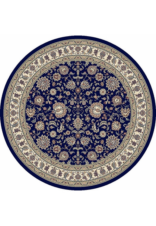 DaVinci Kashan 34 Navy Area Rug - Carpet & Tile Mart