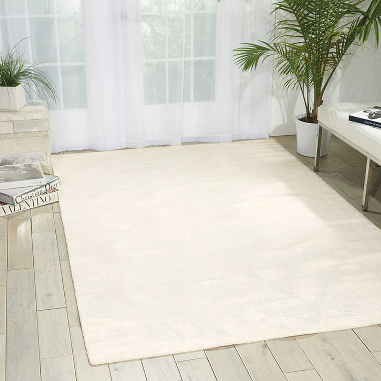 Nourison Twilight TWI09 Ivory Area Rug Room Scene