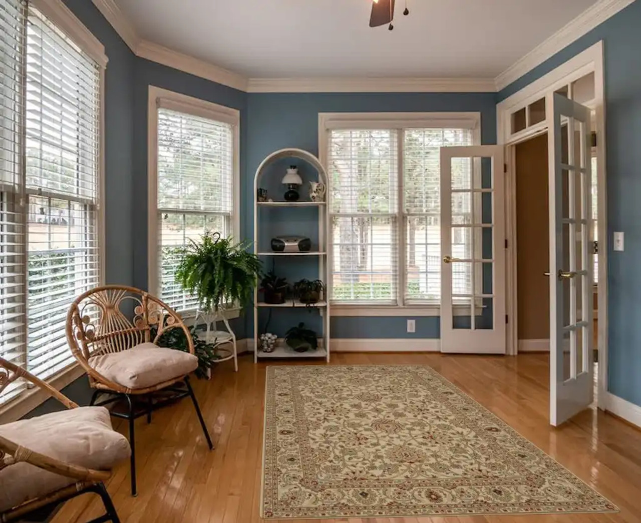 Ankara 6552 Ivory Area Rug Room Scene