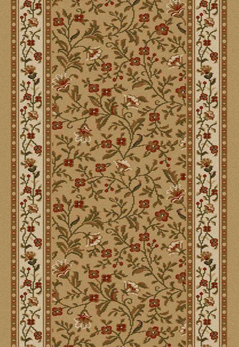 Radici Como 1593 Beige 2'2" (26") Wide Hall and Stair Runner