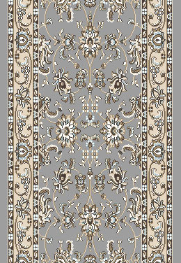 Radici Pisa 1780 Grey 2'6" (30") Wide Hall and Stair Runner