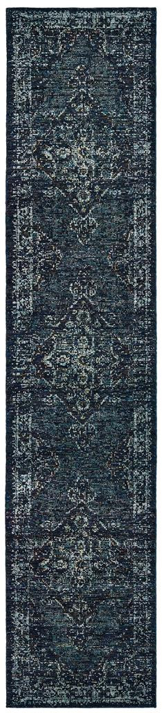 るーら Oriental Weavers Andorra 7135F Blue Area Rugs - Carpet & Tile Mart
