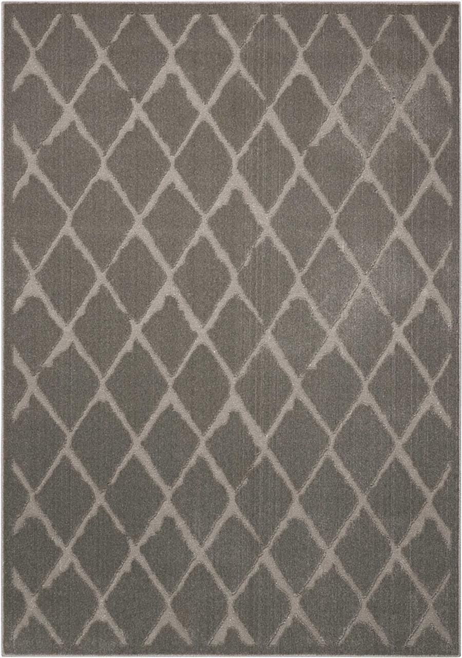 Nourison Gleam MA601 Grey Area Rug