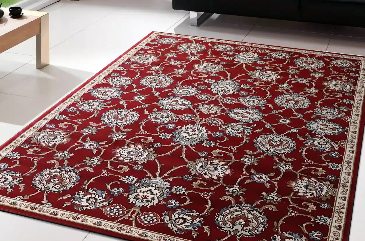 Dynamic Rugs Melody 985020-339 Red Area Rug Room Scene