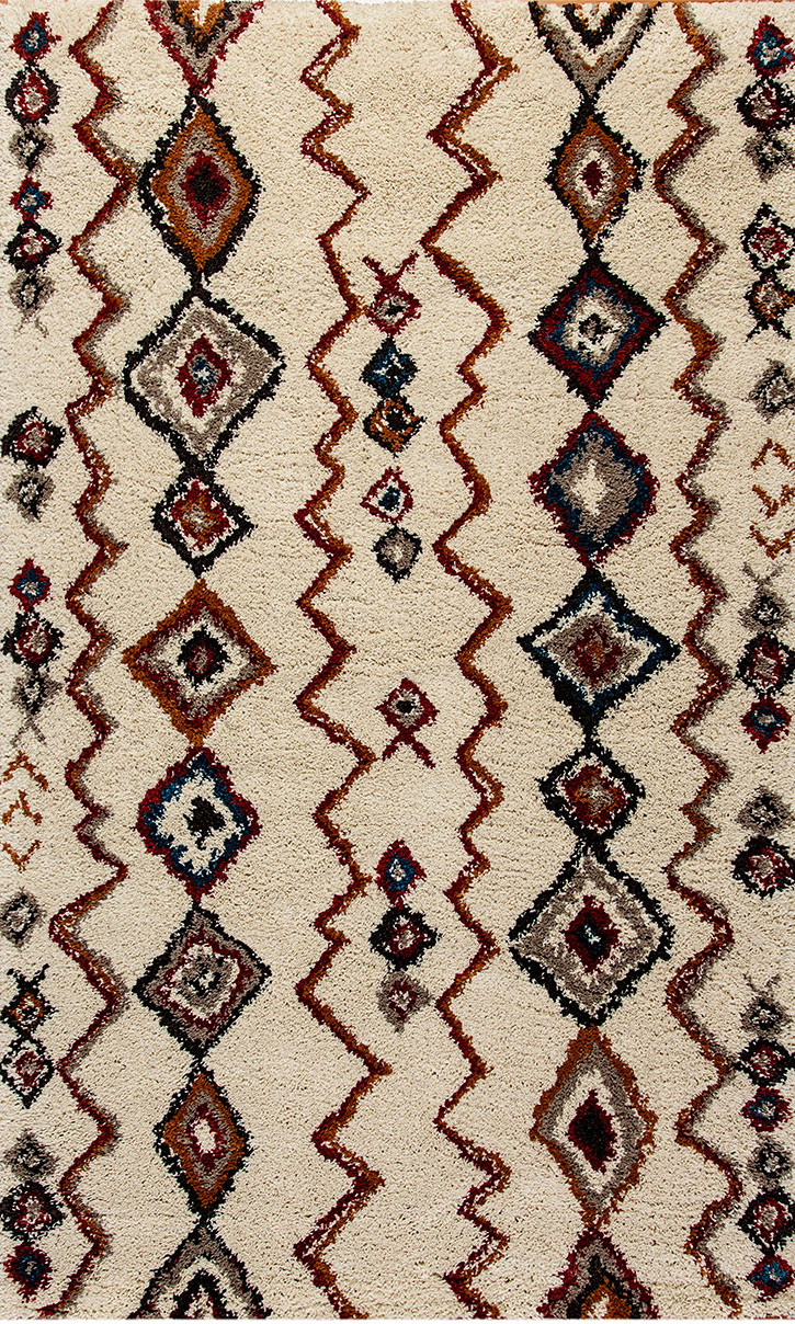 Dynamic Rugs Nomad 6228-101 Ivory Multi Area Rug