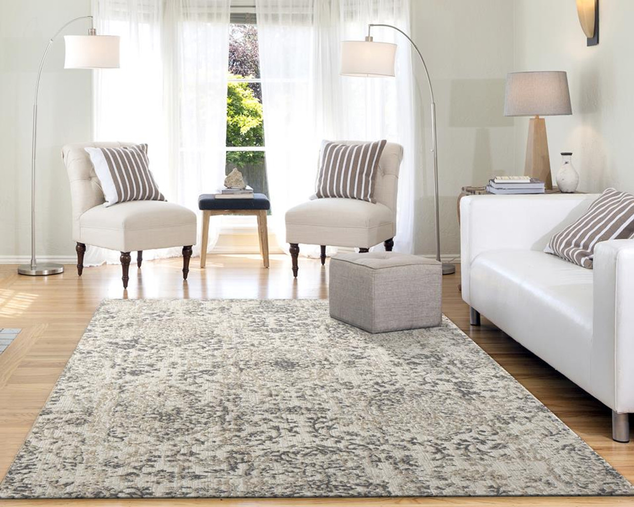 Dynamic Rugs Quartz 27030-180 Beige Area Rug Room Scene