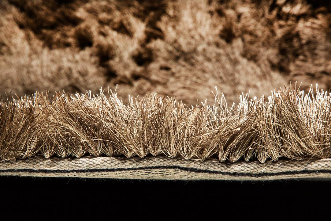 Dynamic Rugs Paradise 2400-600 Taupe Area Rug Pile Edge