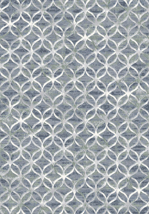 Dynamic Rugs Eclipse 63396-5666 Blue Area Rug