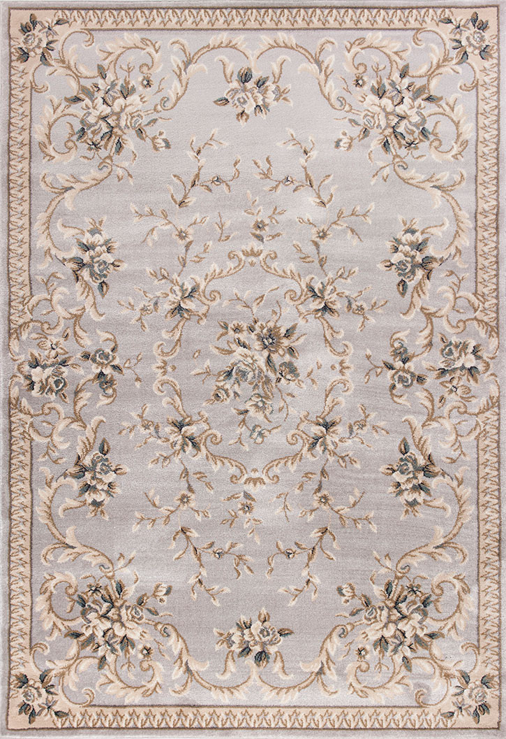 Kas Avalon 5604 Light Grey Aubusson Area Rug