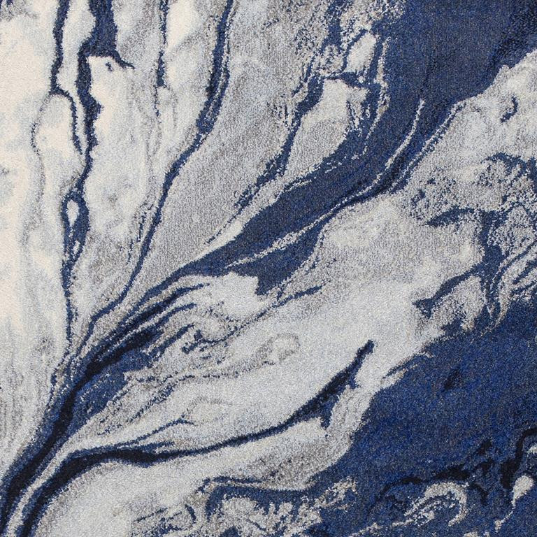 Kas Illusions 6201 Blue Watercolors Area Rug - Carpet & Tile Mart