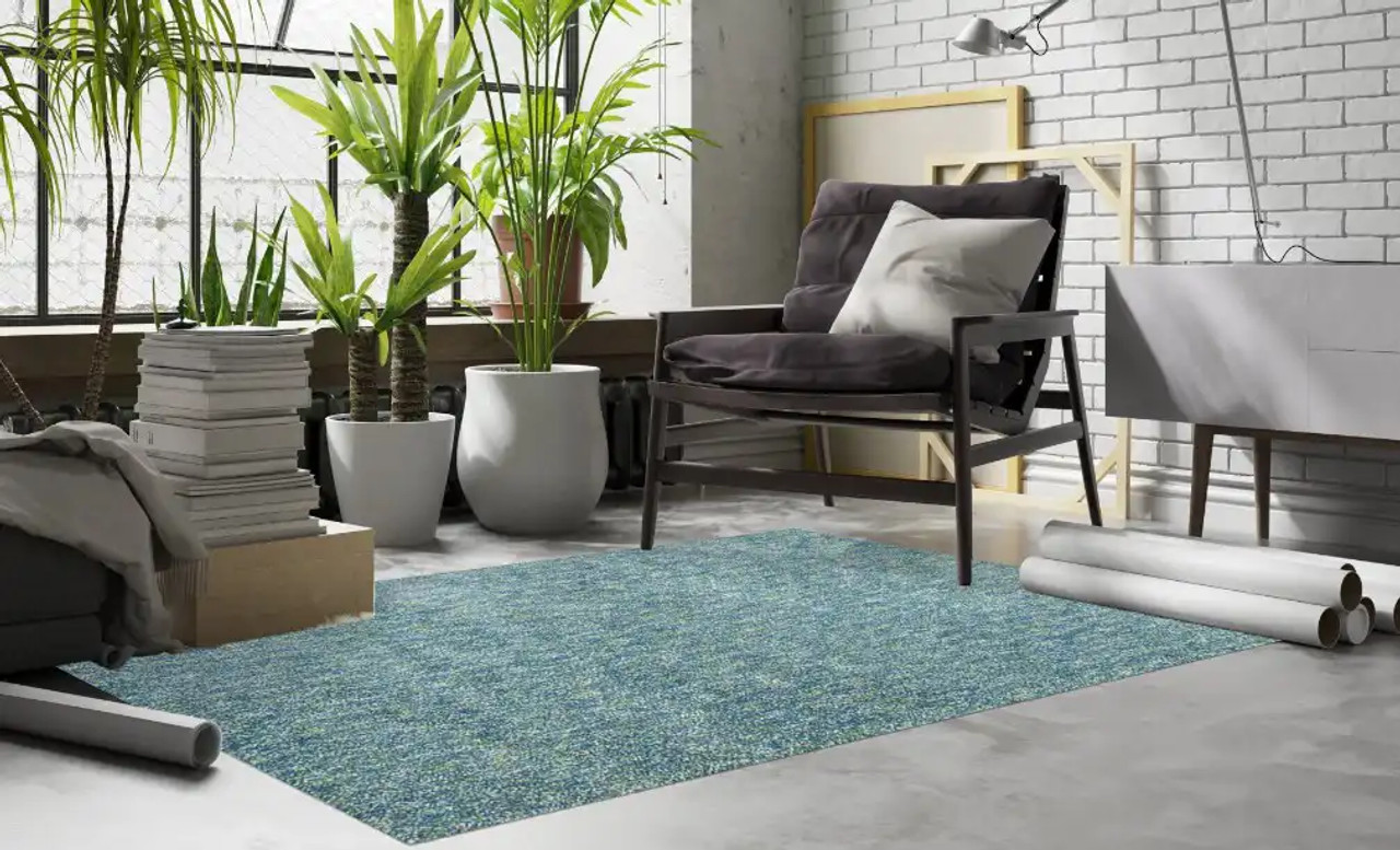Kas Bliss 1588 Seafoam Heather Area Rug