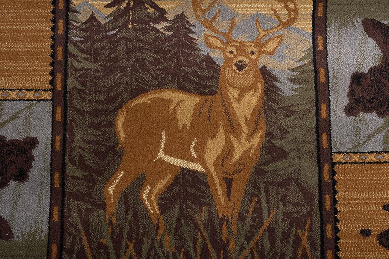 Americana 6568 Multi Area Rug Detail Americana 6568 Multi Area Rug Detail