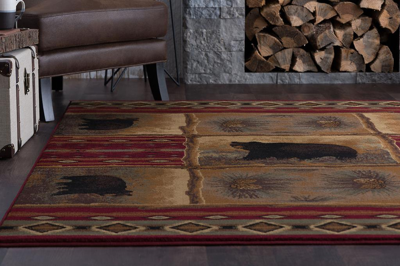 Americana 6570 Multi Area Rug Room Scene 2 Americana 6570 Multi Area Rug Room Scene 2