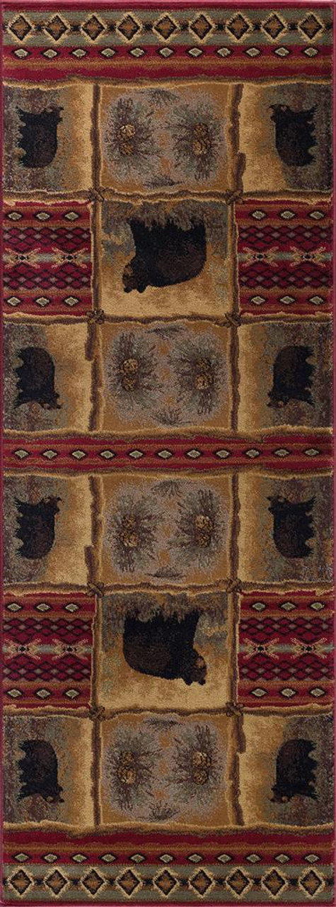 Americana 6570 Multi Runner Area Rug Americana 6570 Multi Runner Area Rug