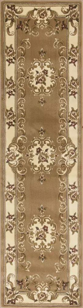 Corinthian 5309 Beige/Ivory Aubusson Runner Area Rug