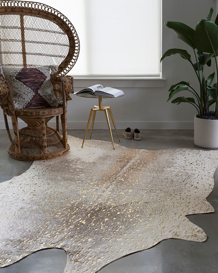 Loloi II Bryce BZ-07 Pewter/Gold Area Rug - CarpetMart.com