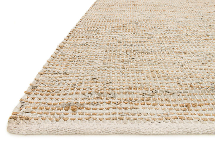 Loloi Edge ED-01 Ivory Area Rug Angle