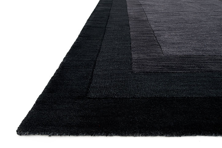 Loloi Hamilton HM-01 Grey/Charcoal Area Rug Angle