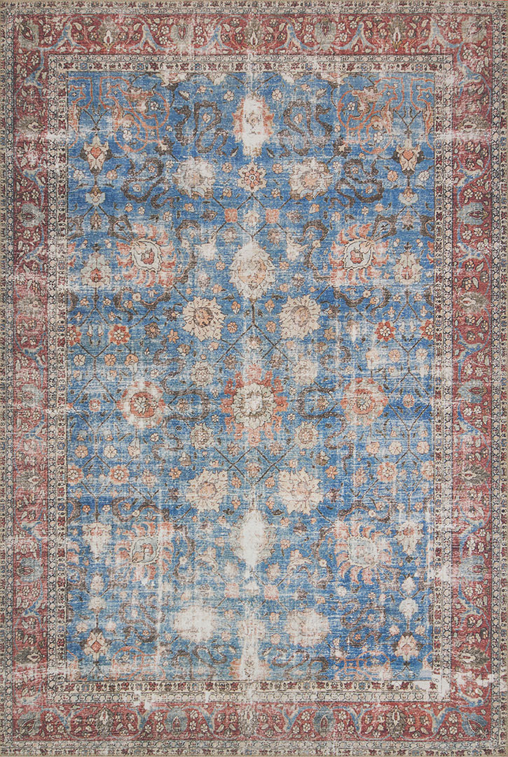 Loloi II Loren LQ-01 Blue Brick Area Rug - Carpetmart.com - Carpet