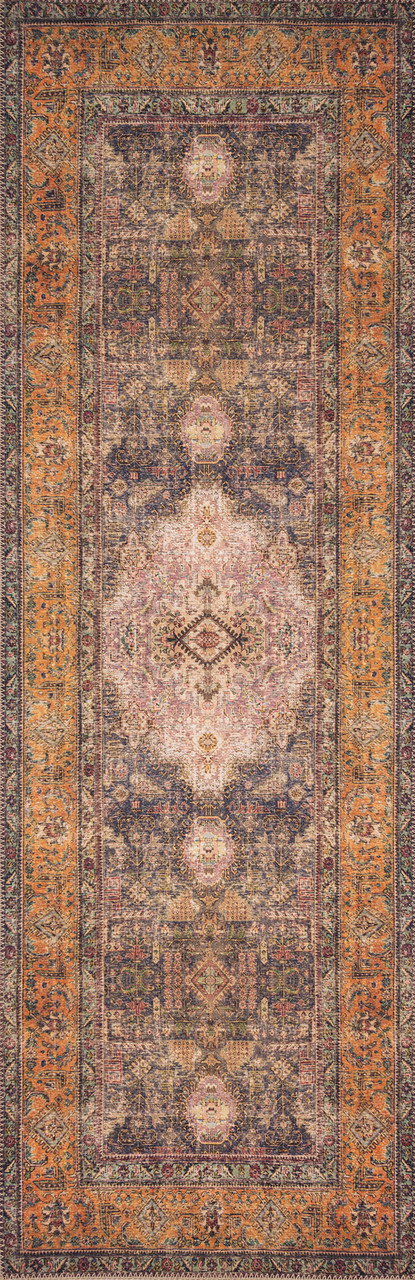 Loloi II Loren LQ-02 Plum Multi Runner Area Rug