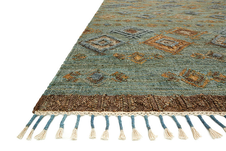 Loloi Owen OW-04 Sea/Blue Area Rug Angle