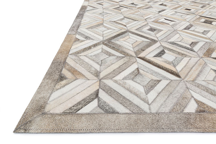 Loloi Promenade PO-01 Ivory/Grey Area Rug Angle